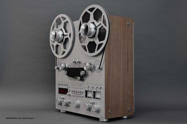 Ballfinger debuts a stunning high-end reel-to-reel audio tape recorder